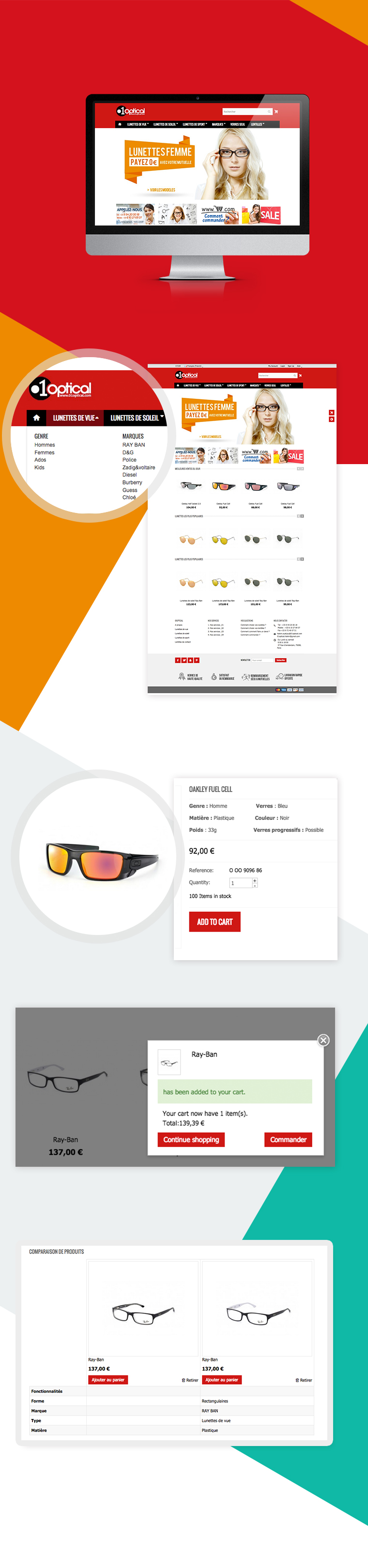 OPTICAL, site web designer