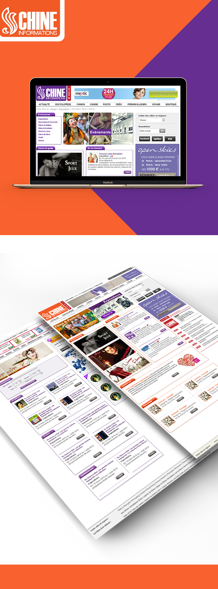 Chine-informations-site-web-designer