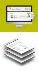 designer, web site Harmonie-Mutuelle